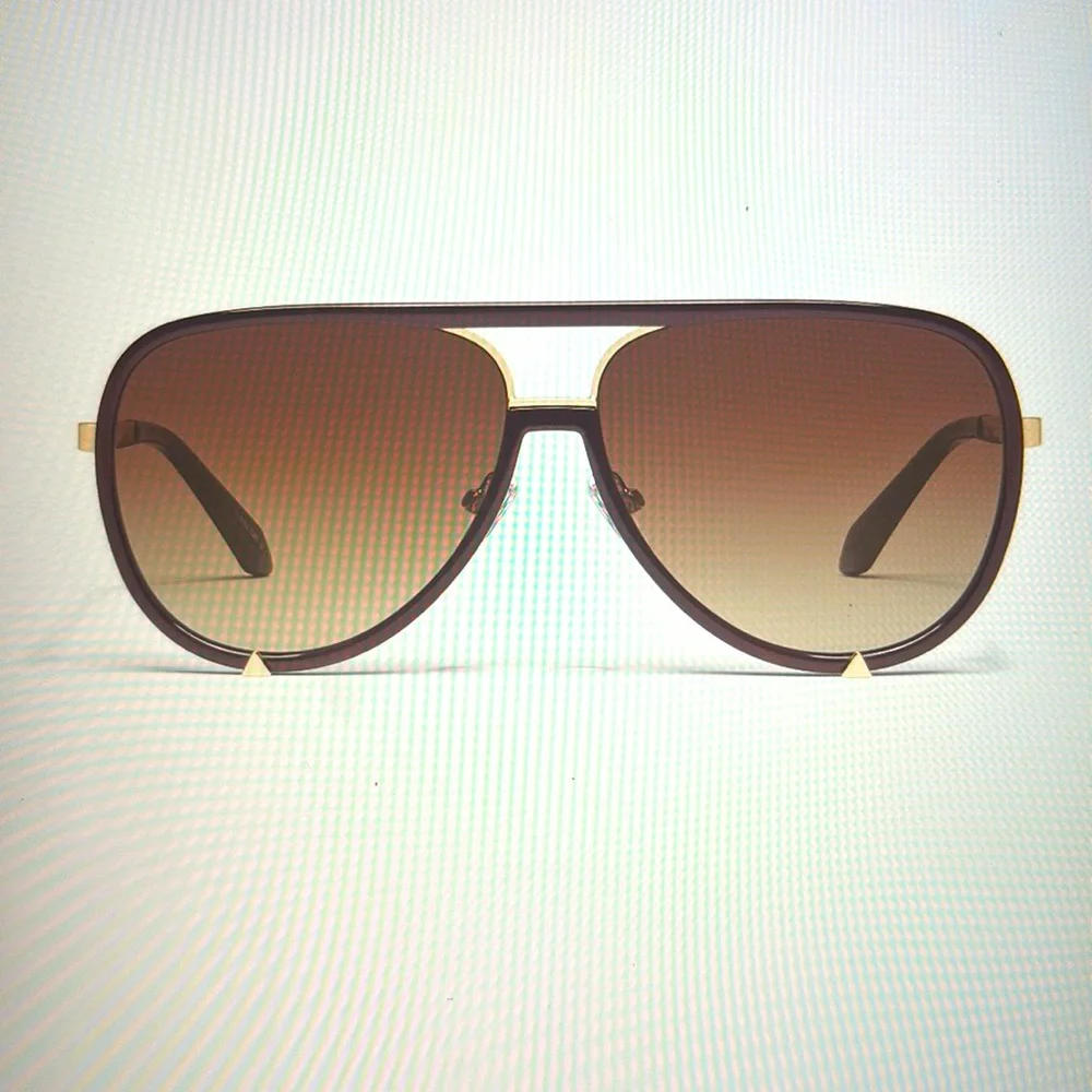 NIB QUAY HIGH PROFILE AVIATORS WOMANS SUNGLASSES